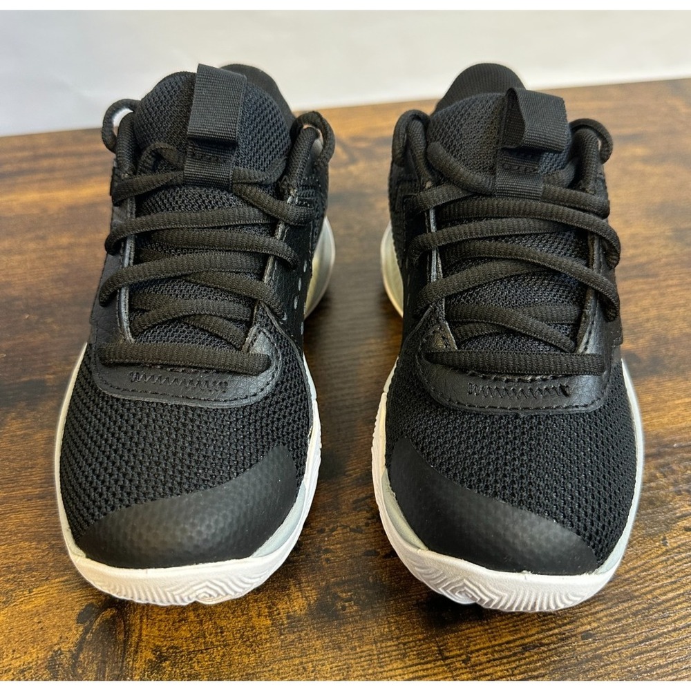 Under Armour Kids UA PS Jet 23 Basketball Shoes Black Grey 3026636-003 Size 12K - Picture 3 of 10